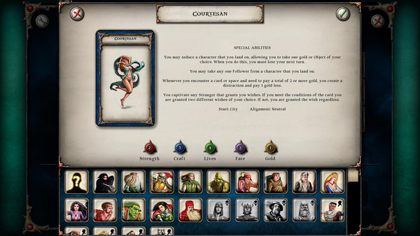Talisman Character - Courtesan