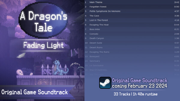 A Dragon's Tale: Fading Light Soundtrack screenshot 2