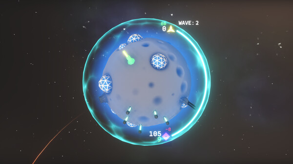 Screenshot 3 of Red Impact - Epic Planetary Defence - more gameplay footage