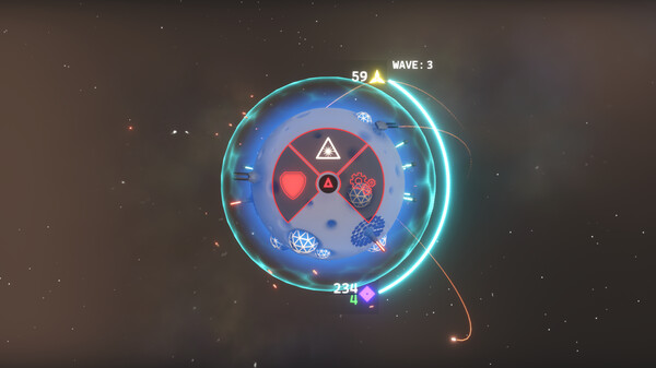 Screenshot 2 of Red Impact - Epic Planetary Defence - additional gameplay view