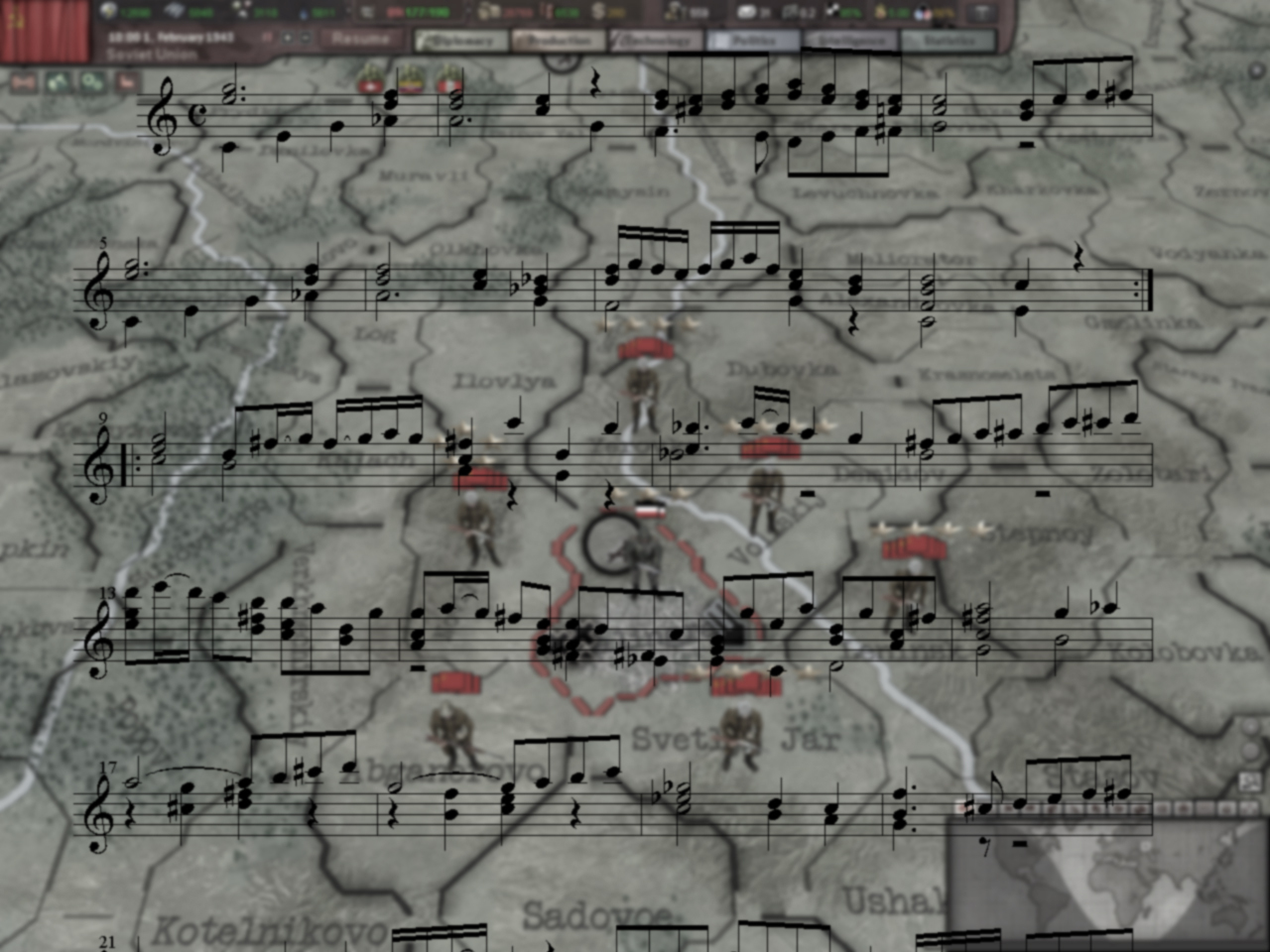 Hearts of Iron III: Soviet Music Pack DLC Featured Screenshot #1