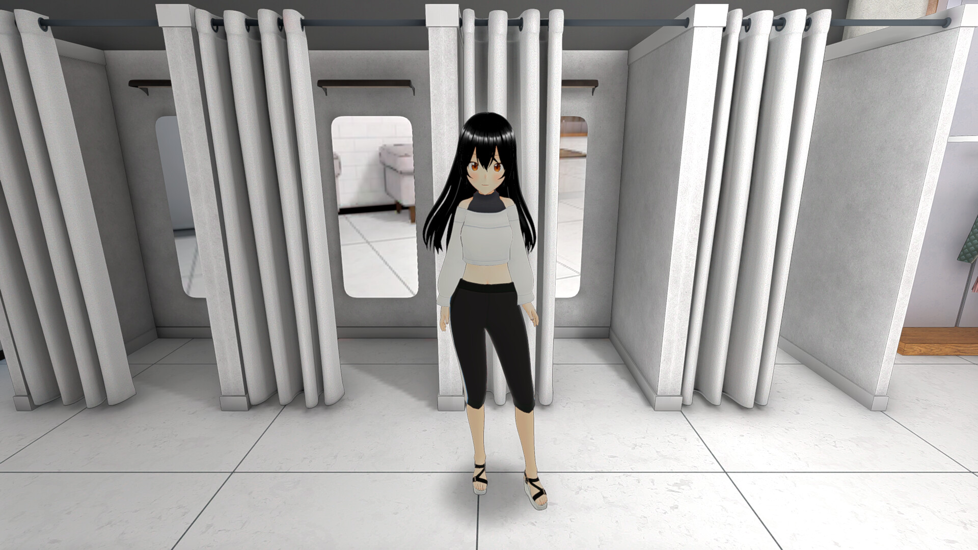 Play minigames with Reiko