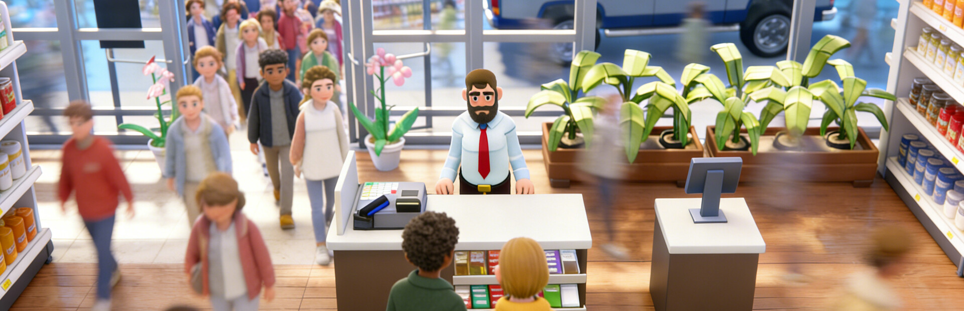 Multiplayer Supermarket Simulator