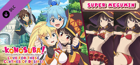 KonoSuba: God's Blessing on this Wonderful World! Love For These Clothes Of Desire! - Megumin Special Swimsuit DLC banner image