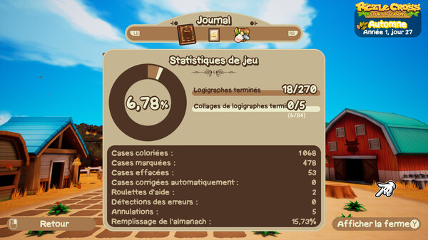 Capture d'écran 4 de Piczle Cross: Story of Seasons