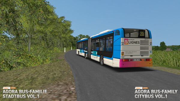 Screenshot z OMSI 2 Add-on Agora Bus-Familie Stadtbus Vol. 1