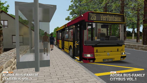 Screenshot z OMSI 2 Add-on Agora Bus-Familie Stadtbus Vol. 1
