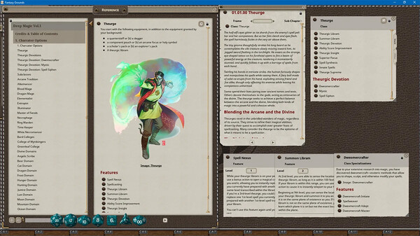 Screenshot z Fantasy Grounds - Deep Magic Volume 1