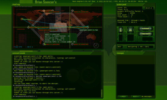 Screenshot z Hardcore Package Part 1 ⁄ for Hacker Evolution: Untold