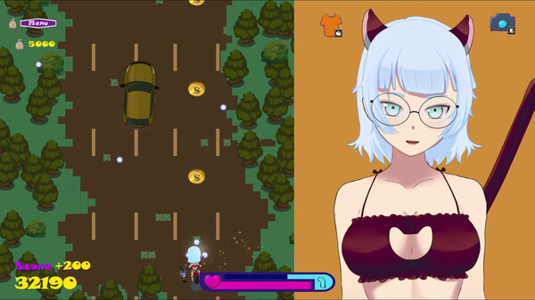 Screenshot z Riding to Bounce City - Cat set A Screenshot z Riding to Bounce City - Cat set A
