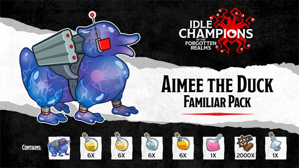 Idle Champions - Aimee the Duck Familiar Pack