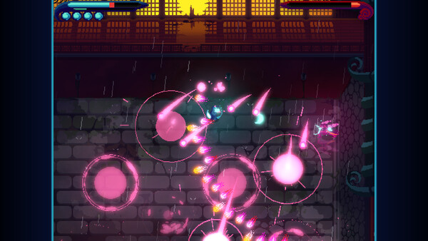 Screenshot of Infernae gameplay showing in-action mechanics