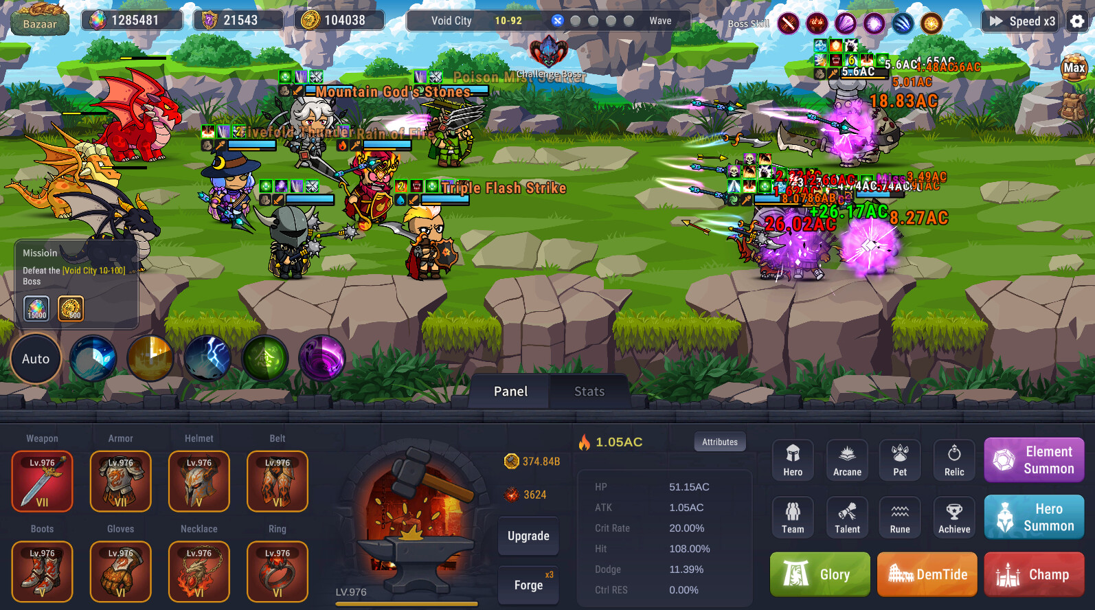 Elemental Master: Heroes Assemble screenshot #1