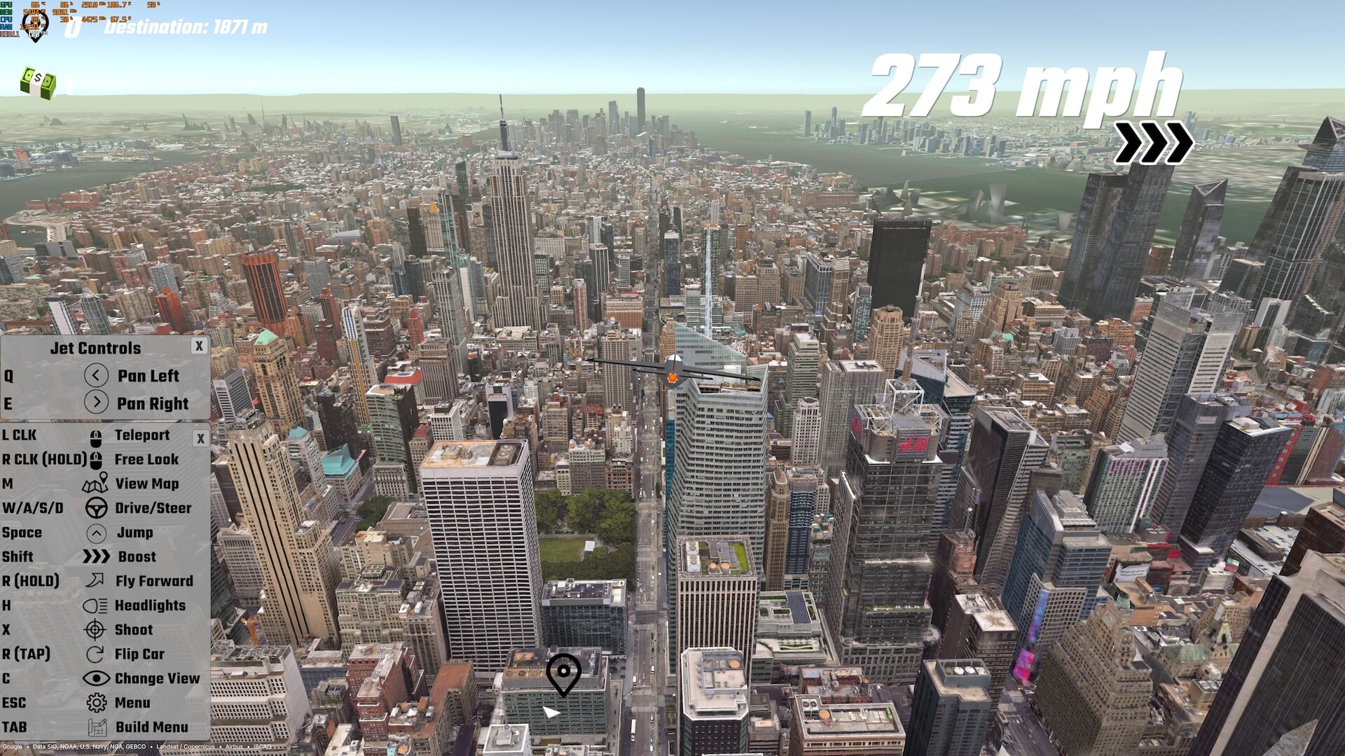 EarthKart: Google Maps Driving Simulator screenshot #4