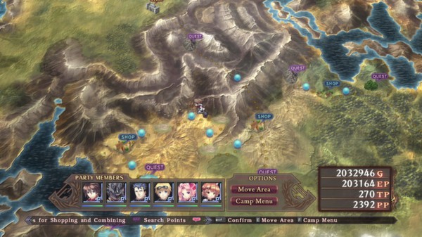 Screenshot z Agarest Zero