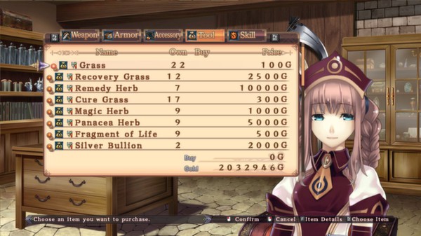 Screenshot z Agarest Zero