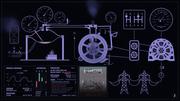 Steam Engine Simulator - Power Generation