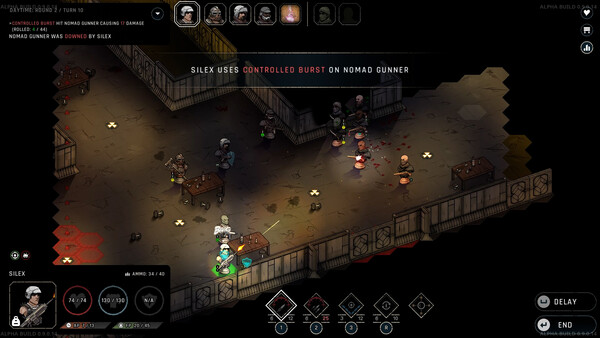 Screenshot of Space Scum gameplay showing in-action mechanics