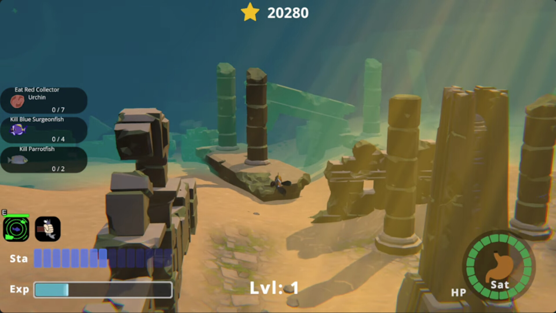 Fish Survivor : Feed and Grow and Evolveのスクリーンショット 1