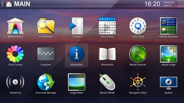 Screenshot z Zoom Player 4K⁄8K Skins Pack Screenshot z Zoom Player 4K⁄8K Skins Pack