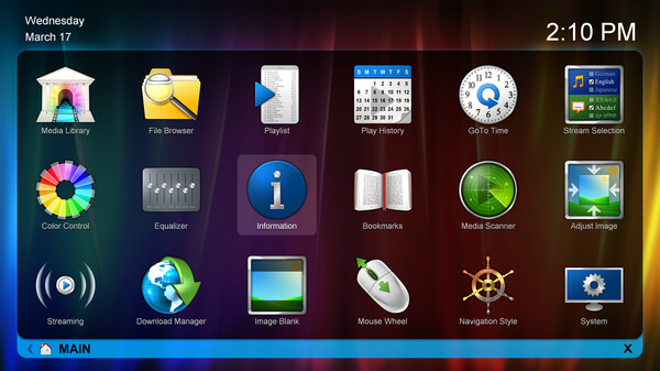 Screenshot z Zoom Player 4K⁄8K Skins Pack Screenshot z Zoom Player 4K⁄8K Skins Pack