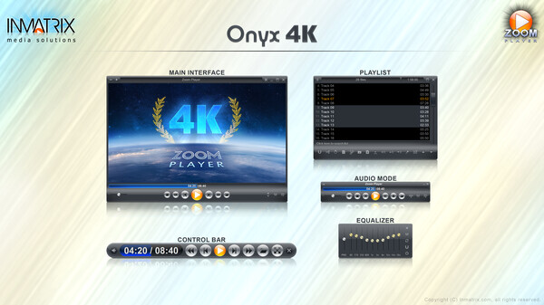 Screenshot z Zoom Player 4K⁄8K Skins Pack Screenshot z Zoom Player 4K⁄8K Skins Pack