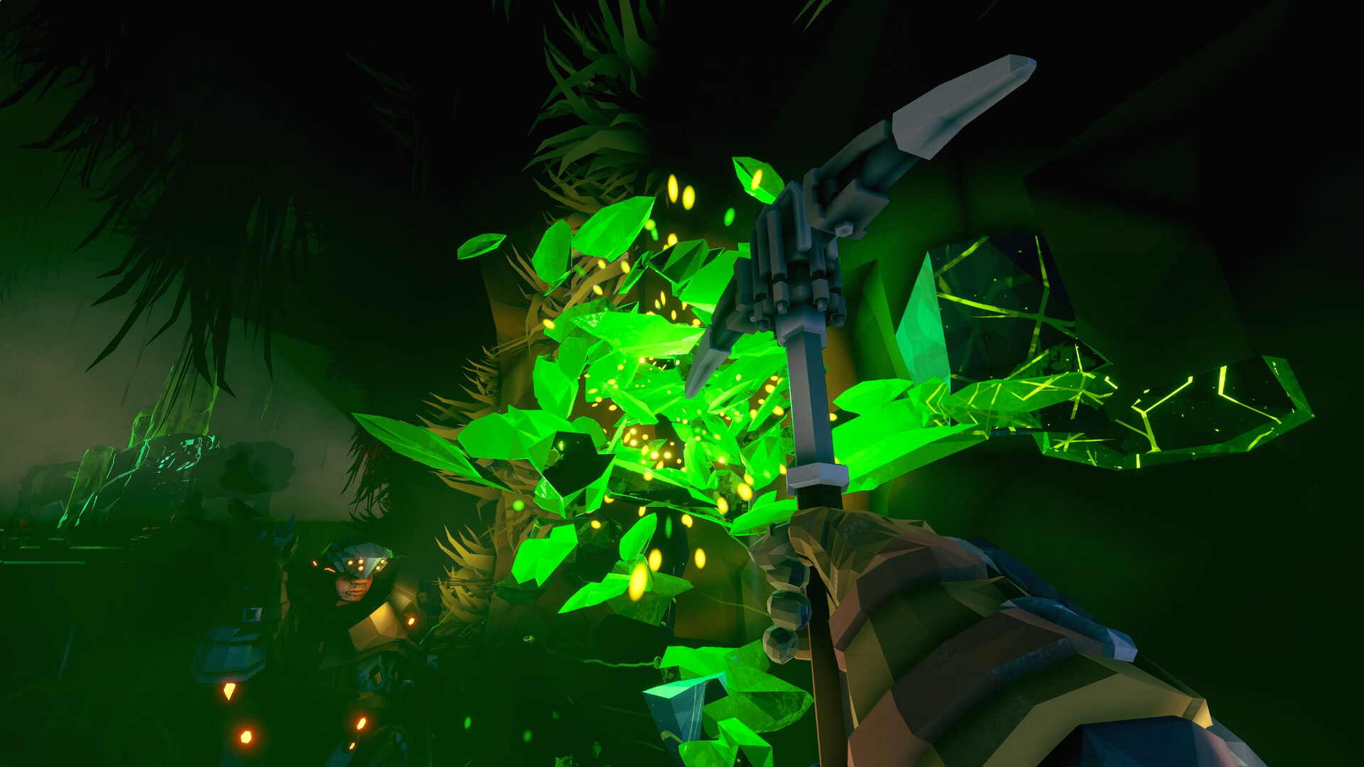 Deep Rock Galactic Rogue Core combat
