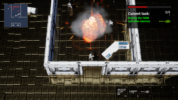 Screenshot z Cyber Avenger