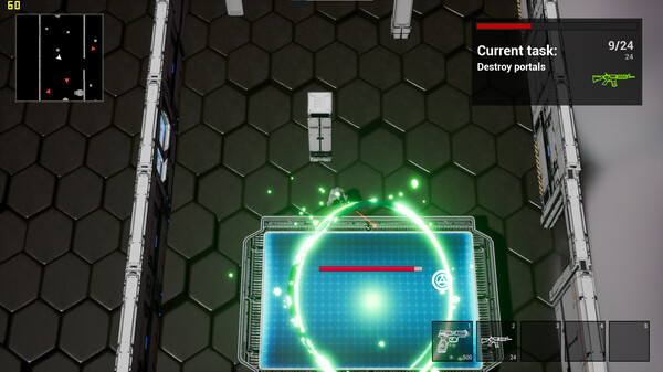 Screenshot z Cyber Avenger