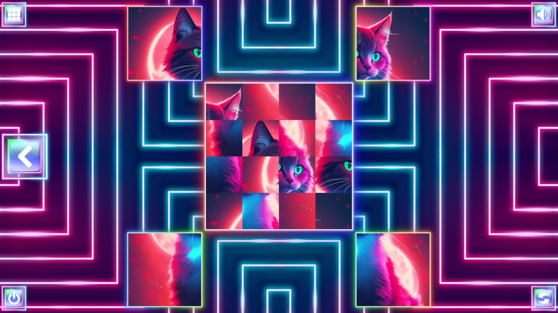 Neon Fantasy: Cats screenshot 3