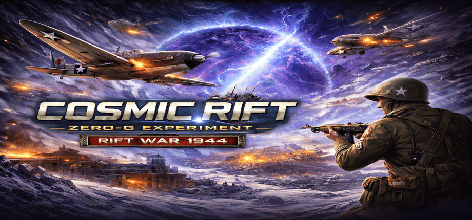 Cosmic Rift: Zero-G Experiment – Rift War 1944 header image