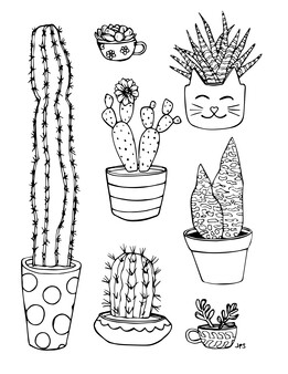 Plant Therapy Coloring Book