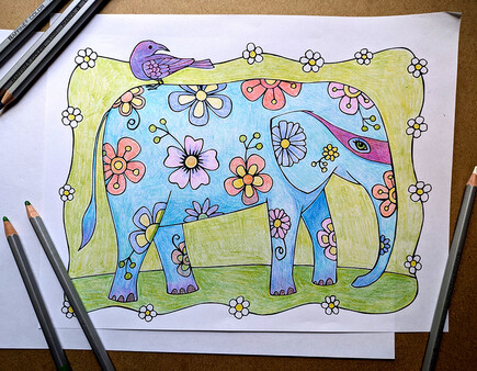Plant Therapy Coloring Book