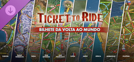 Cover of Ticket to Ride®: Bilhete da Volta ao Mundo