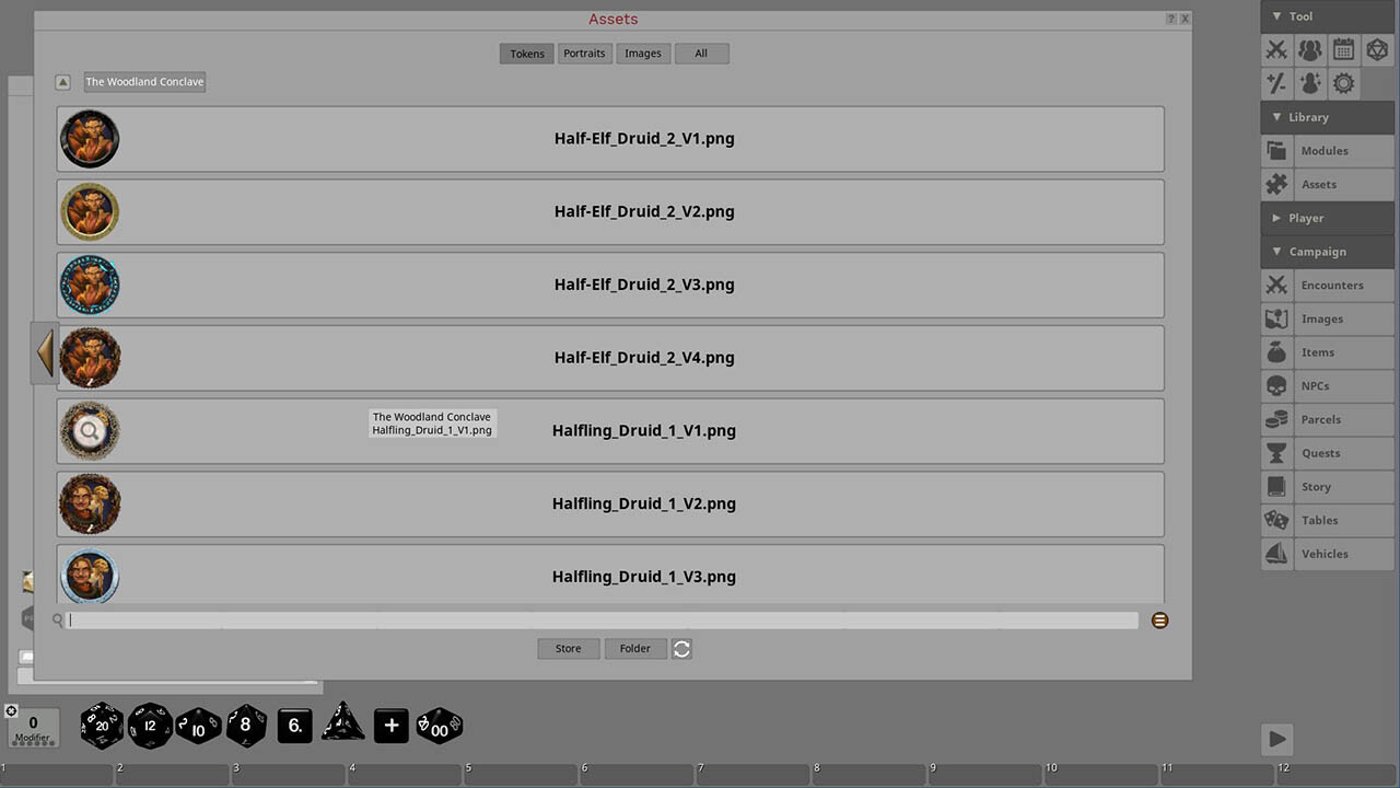 Fantasy Grounds - Portal Packs - Token Essentials: The Woodland Conclave Featured Screenshot #1