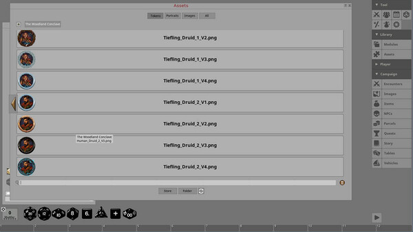 Fantasy Grounds - Portal Packs - Token Essentials: The Woodland Conclave