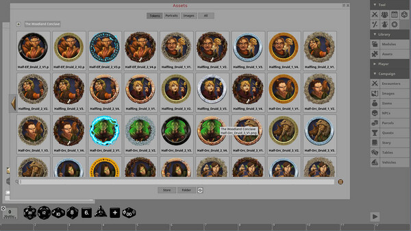 Fantasy Grounds - Portal Packs - Token Essentials: The Woodland Conclave