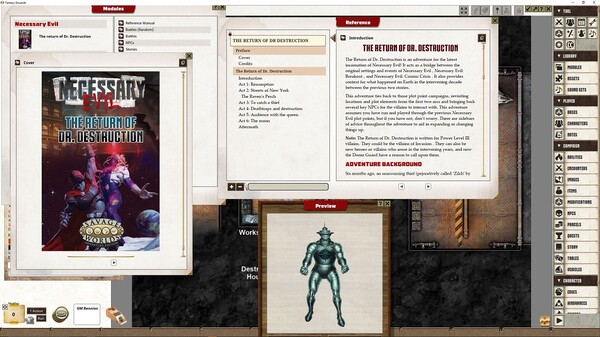 Fantasy Grounds - The Return of Dr. Destruction Adventure