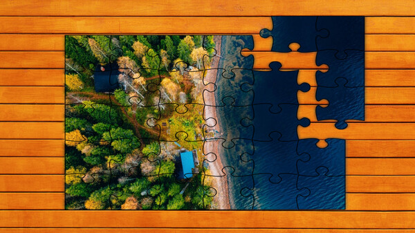 Aerial Nature Jigsaw Puzzles — gameplay screenshot 2