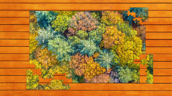 Aerial Nature Jigsaw Puzzles — gameplay screenshot 1