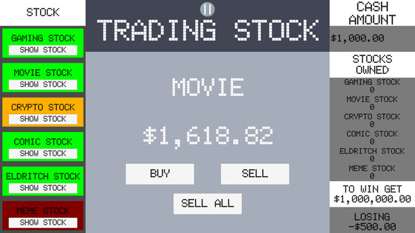 Simple Stock Trading Simulator