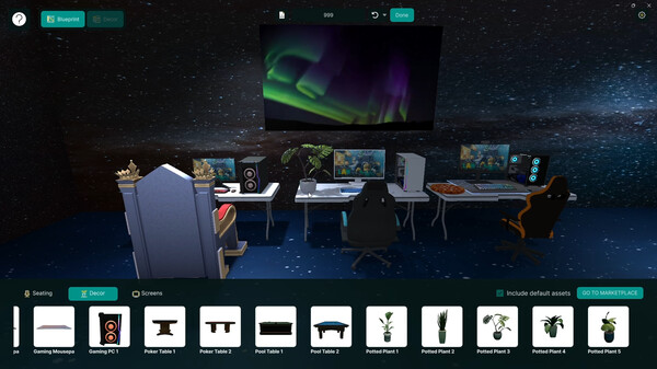 Screenshot of LAN Party gameplay showing in-action mechanics