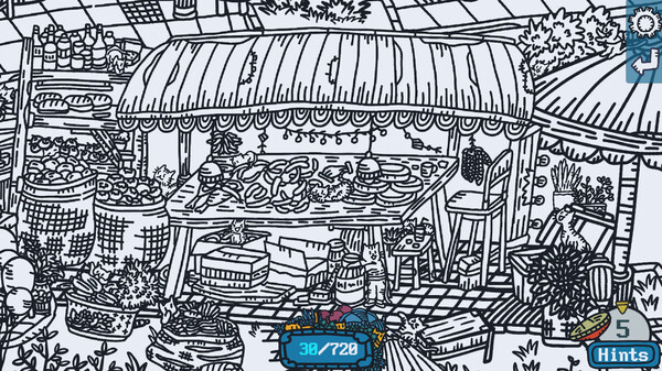 Finding Cats In Street Market