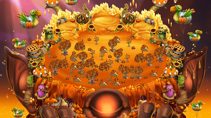 My Singing Monsters - Feast-Ember Skin Pack Featured Screenshot #1