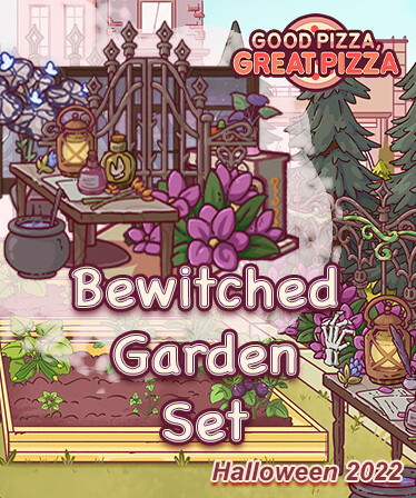 Good Pizza, Great Pizza - Bewitched Garden Set - Halloween 2022