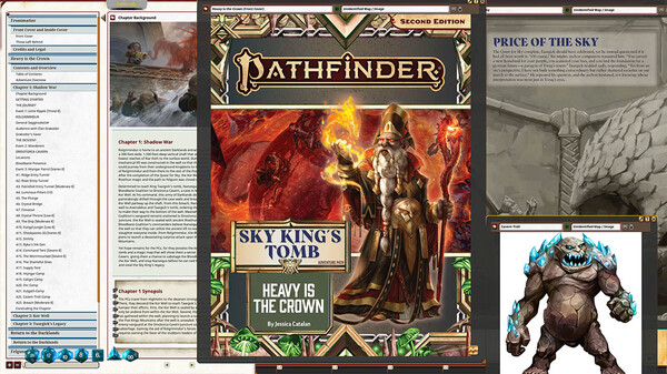 Fantasy Grounds - Pathfinder 2 RPG - Sky King's Tomb AP 3: Heavy is the Crown