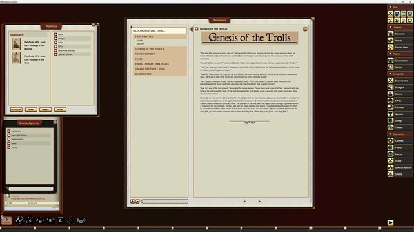 Fantasy Grounds - Lost Lore: Ecology of the troll