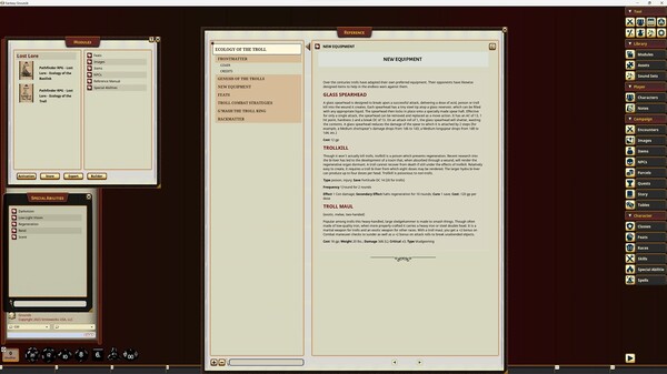 Fantasy Grounds - Lost Lore: Ecology of the troll