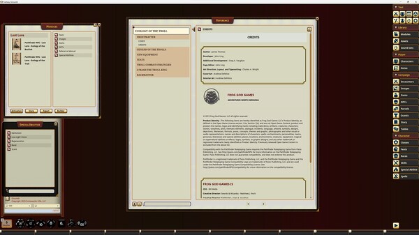 Fantasy Grounds - Lost Lore: Ecology of the troll