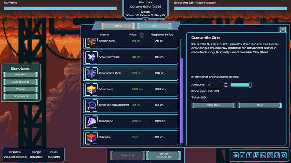 Spaceport Trading Company screenshot 1